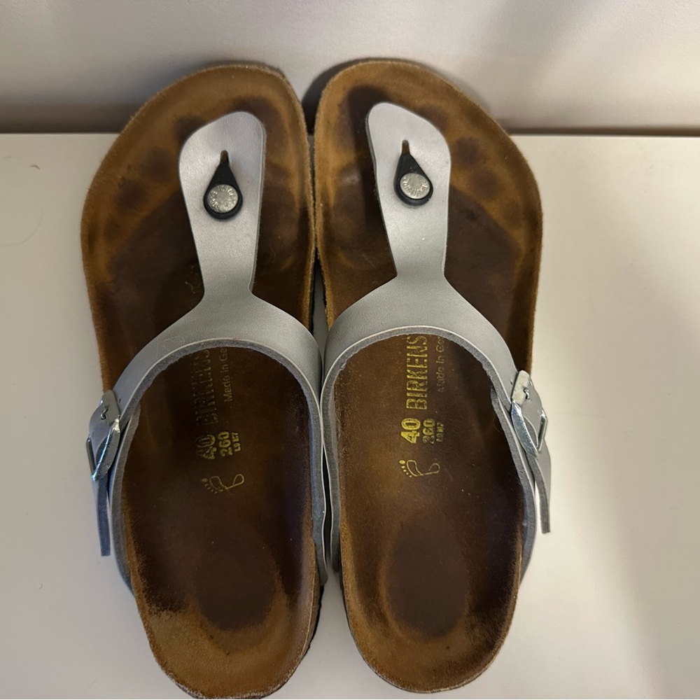Birkenstock Silver Sandals